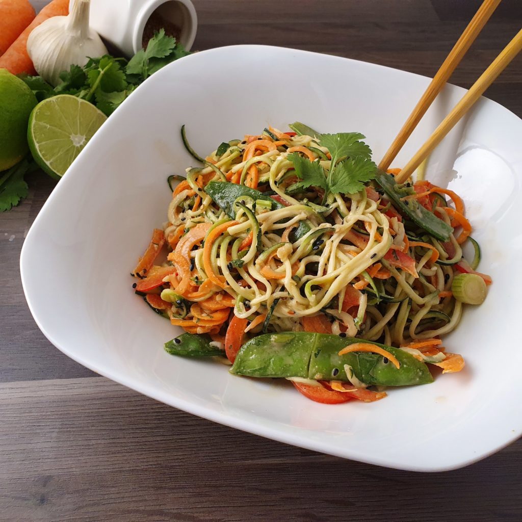 Zucchini Noodles asian style