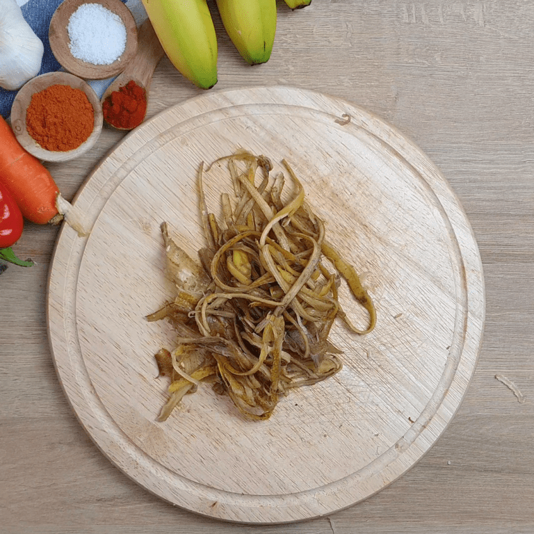 Vegan pulled pork /shredded beef from banana peel Shiny Veggies